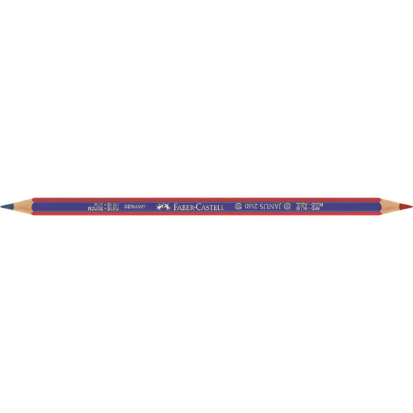 Producto Lápiz Bicolor Faber Castell Janus 2160 Azul-Rojo Imagen