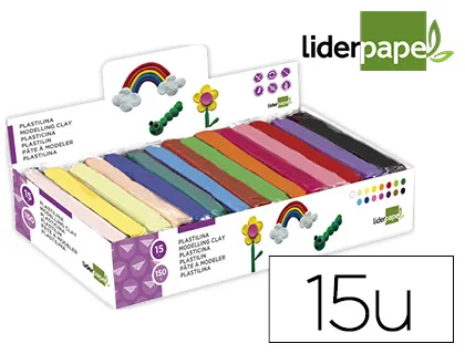 Producto Liderpapel plastilina 15uds 150gr Imagen
