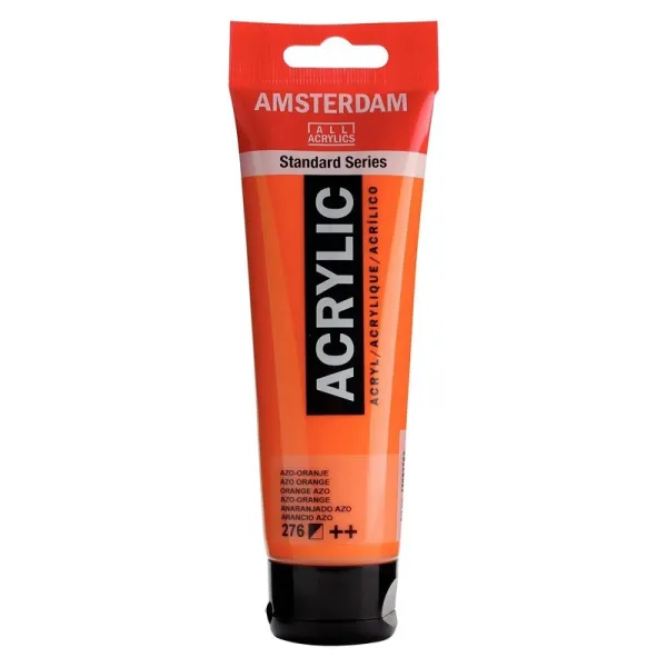 Producto Amsterdam Pintura Acrílica Anaranjado Azo 120 ml Imagen