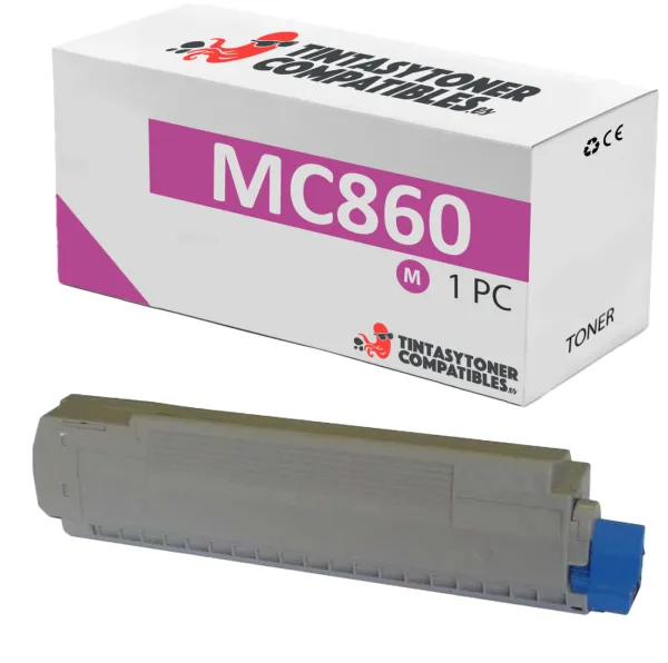 Producto Tóner compatible OKI 44059210 Magenta · 10.000 páginas Imagen