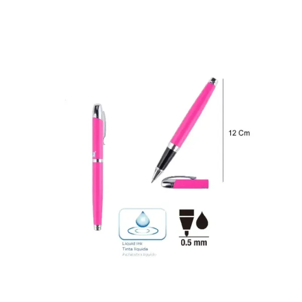 Producto Bolígrafo Roller Elegant 0.5mm Rosa Imagen