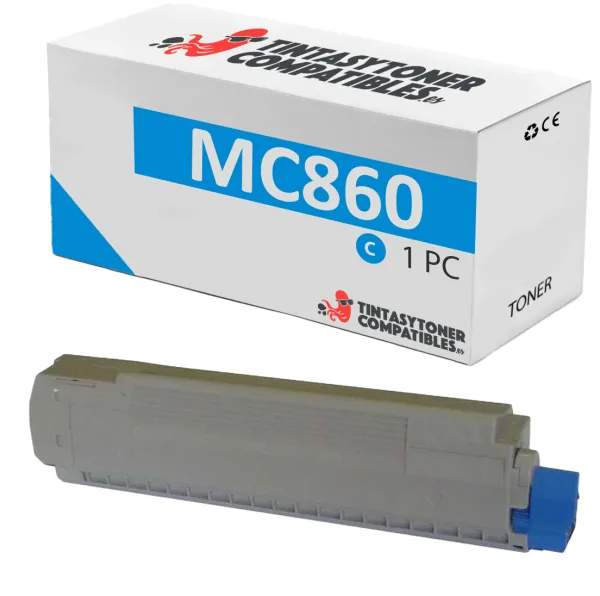 Product Tóner compatible OKI 44059211 Cian · 10.000 páginas Image