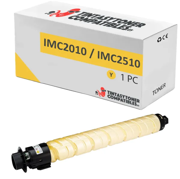 Producto Tóner compatible Ricoh 842562 Amarillo · 18.000 páginas Imagen