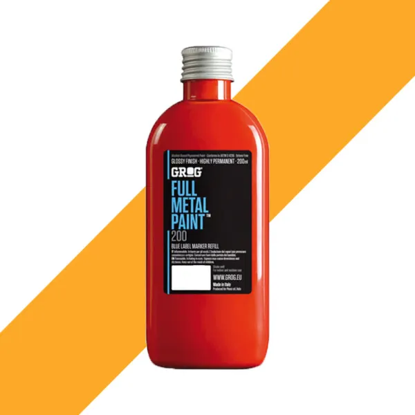 Producto GROG Full Metal Paint Sunray Yellow 200 ml Imagen