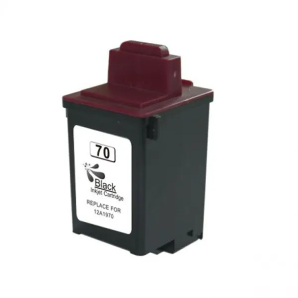 Product Cartucho de tinta compatible Lexmark 012AX970E Negro · 21 ml Image