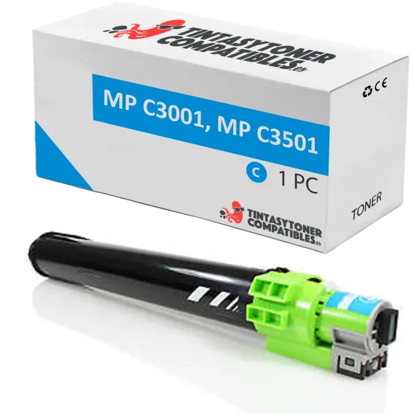 Producto Tóner compatible Ricoh 842046 Cian · 15.000 páginas Imagen