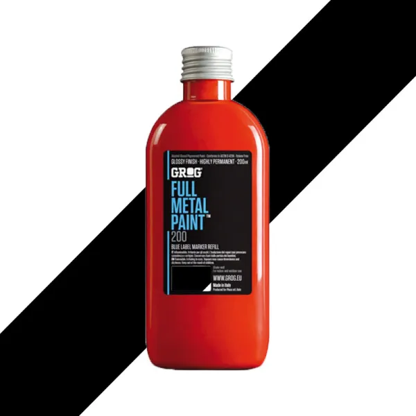Producto GROG Full Metal Paint Death Black 200 ml Imagen
