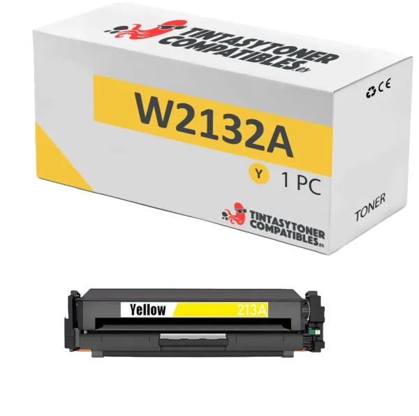 Product Tóner compatible HP HPW2132A Amarillo · 12.000 páginas Image