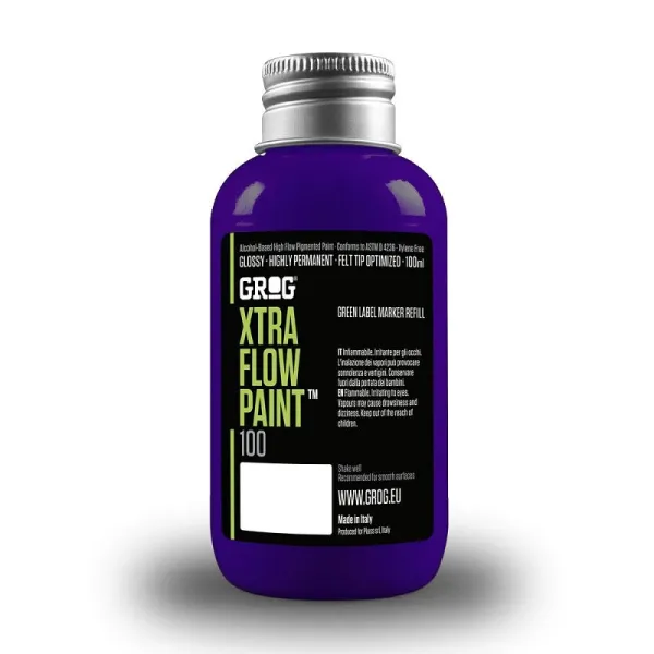 Product GROG Xtra Flow Paint Goldrake Purple 100 ml Image