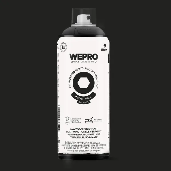 Product Spray MTN WEPRO Solvent Mate NEGRO COSMOS - RAL 9005 Image