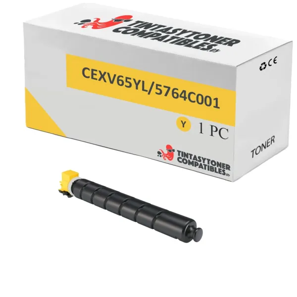 Producto Tóner compatible Canon 5764C001 Amarillo · 11.000 páginas Imagen