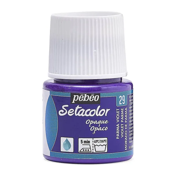 Producto Pintura Pébéo Setacolor Opaco Violeta Parma 45 ml Imagen