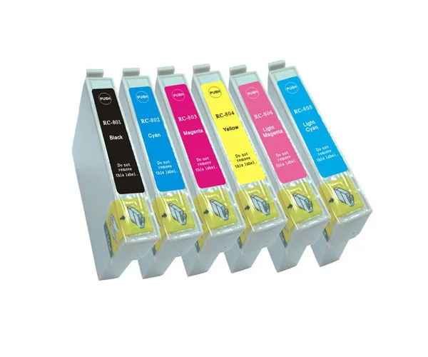 Product Compatible Pack 6 x Epson T0801/2/3/4/5/6 Image