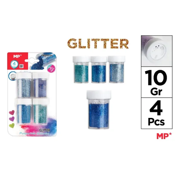 Producto Set de Purpurina Mezcla Azul PM253-05 Imagen