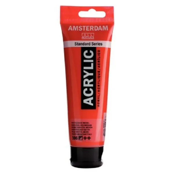 Produto Amsterdam Pintura Acrílica Rojo Naftol Medio 120 ml Imagem