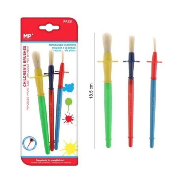 Product Set de 3 Pinceles Escolares Image