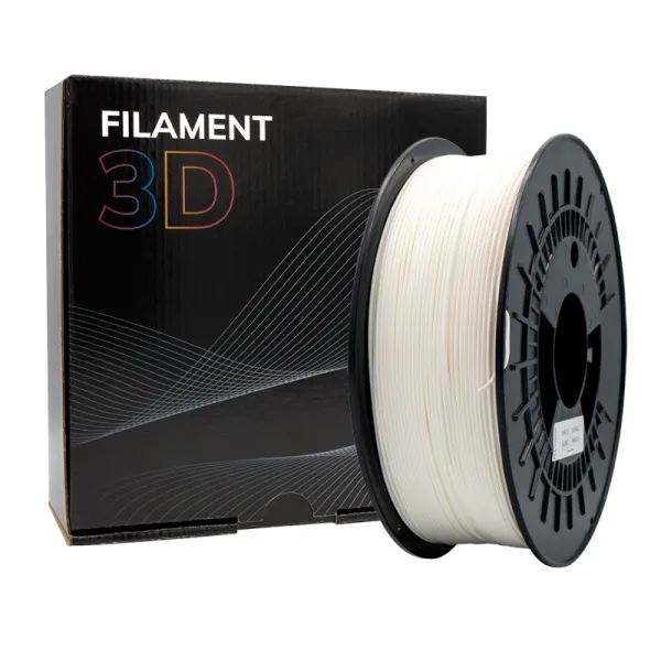 Producto Filamento 3D - PLA TOUGH - Color: Blanco - 1.75 mm / 1 kg Imagen