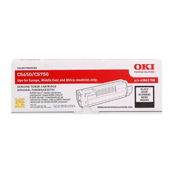 Producto Tóner original OKI C5650 / C5750 negro · 43865708 Imagen