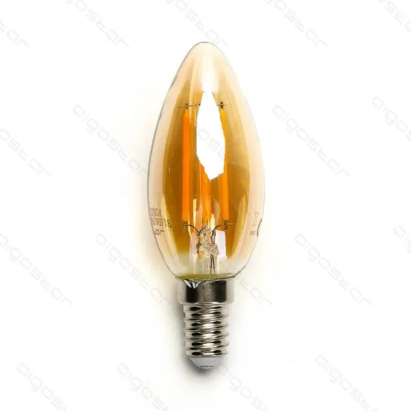 Producto Bombilla de Filamento LED E14 C35 4W Luz Cálida 2200K Imagen