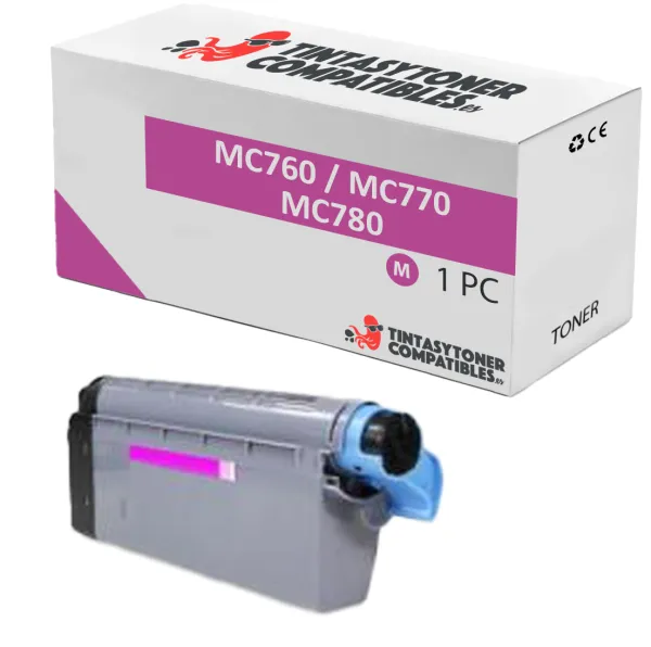 Product Tóner compatible OKI 45396302 Magenta · 6.000 páginas Image