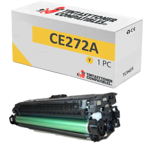 Product Tóner compatible HP CE272A Amarillo · 15.000 páginas Image