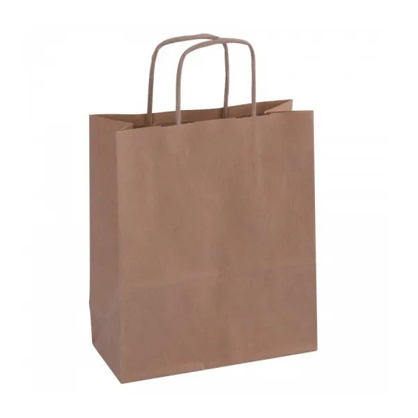 Producto Pack de 50 Bolsas Kraft Color Marron 18x8x21 cm Apli Imagen