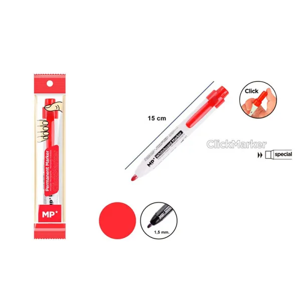 Producto Marcador de Pizarra Retráctil Rojo Imagen