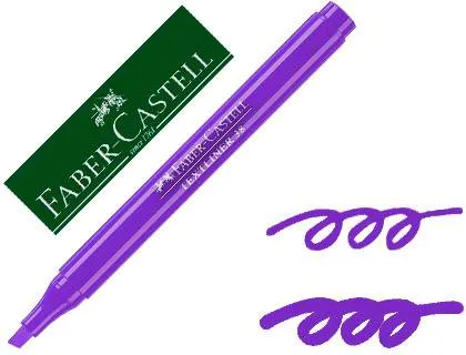 Producto Rotulador Faber Castell fluorescente textliner 38 violeta Imagen
