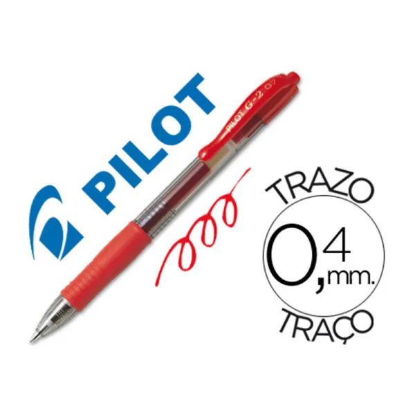 Producto Pilot G-2. roller tinta de gel 0,7MM rojo Imagen