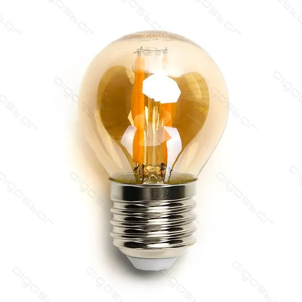 Product Bombilla de Filamento LED E27 G45 4W Luz Cálida 2200K Image