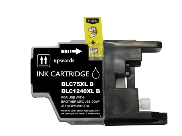 Product Cartucho de tinta compatible Brother LC1240BKBP Negro · 2850 ml Image