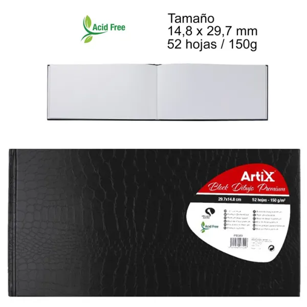 Product Bloc de Dibujo Premium 14,8x29,7cm 52 Hojas 150g Image