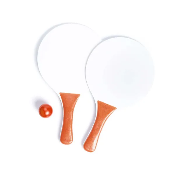 Producto Palas Playa Madera Mango Naranja de 19x33cm Imagen