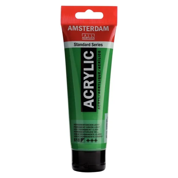 Produto Amsterdam Pintura Acrílica Verde Permanente Claro 120 ml Imagem