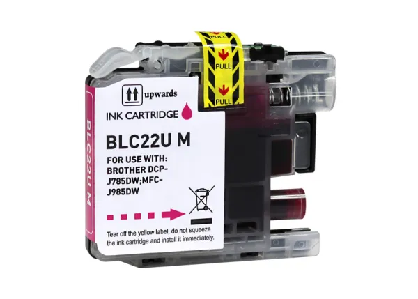 Produto Cartucho de tinta compatible Brother LC-22UM Magenta · 1.200 páginas Imagem