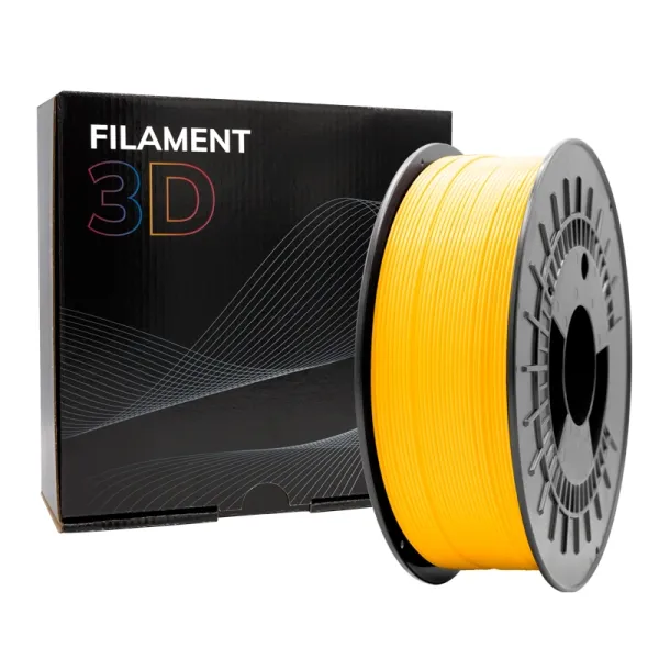 Producto Filamento 3D - PLA MATE - Color: Amarillo - 1.75 mm / 1 kg Imagen