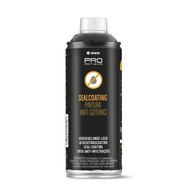Producto Spray de Pintura MTN PRO Pintura Antigoteras Negro Imagen