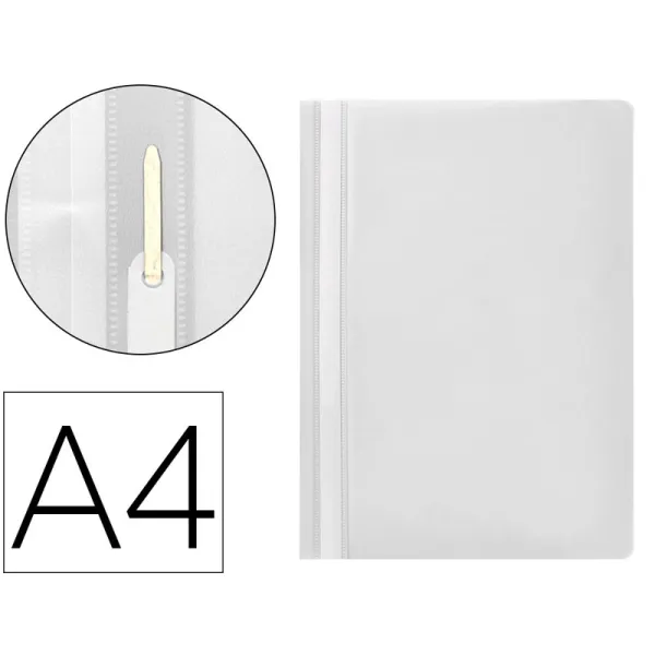 Producto Carpeta Dossier Fastener Plastico A4 Blanca Q-Connect Imagen