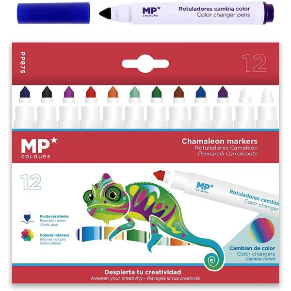 Producto Rotuladores Cambia Color 12 Unidades Imagen
