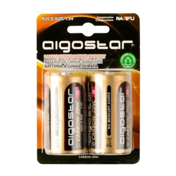 Producto Pila zinc-carbono R20 d 1.5V (2 unidades) Imagen