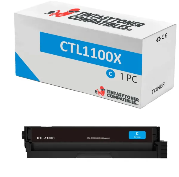 Producto Tóner compatible Pantum CTL1100XC Cian · 2.300 páginas Imagen
