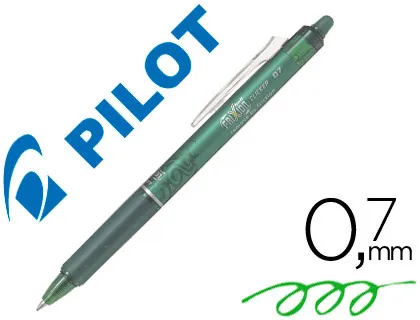 Producto Pilot frixion clicker borrable 0,7MM verde claro Imagen