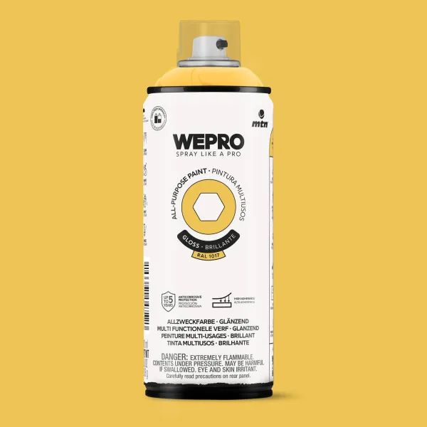 Produto Spray MTN WEPRO Solvent Brillante MARACUYÁ - RAL 1017 Imagem