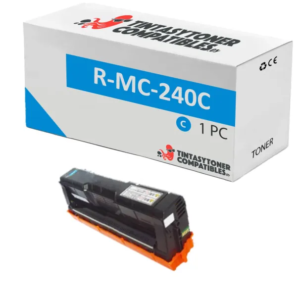 Producto Tóner compatible Ricoh 408452 Cian · 4.500 páginas Imagen
