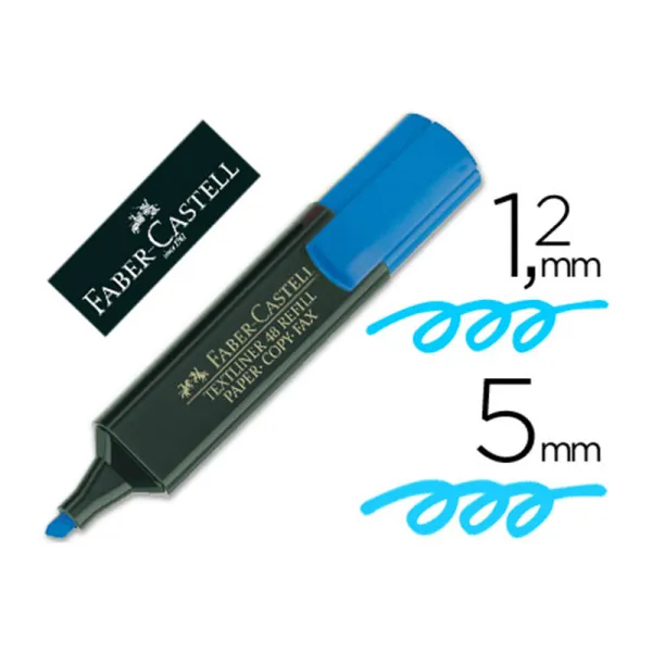Producto Marcador Fluorescente Faber Castell Azul 48-51 Imagen