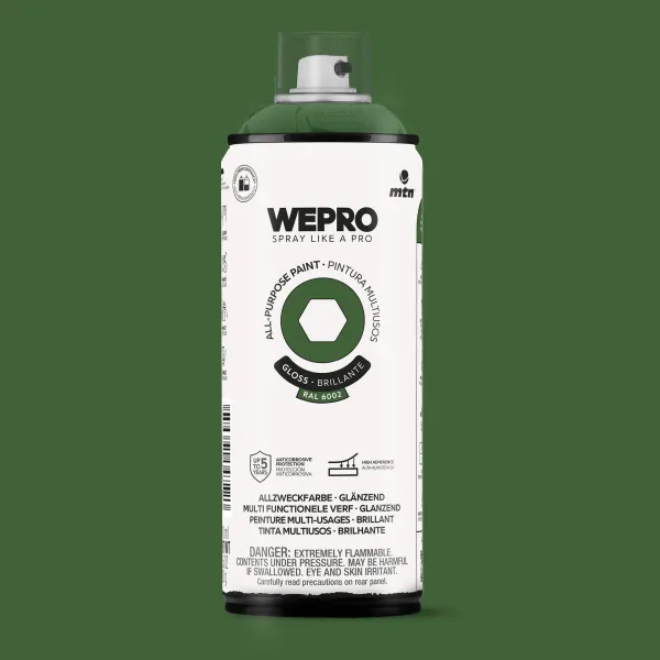 Producto Spray MTN WEPRO Solvent Brillante VERDE ENVIDIA - RAL 6002 Imagen