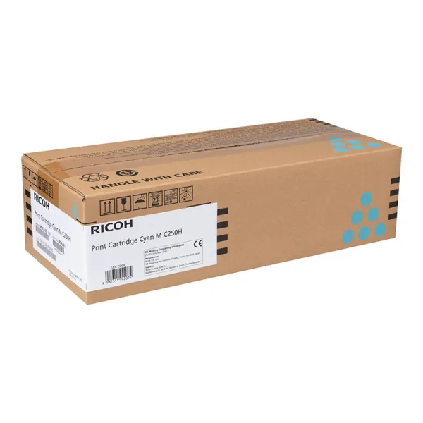 Producto Tóner original Ricoh MC250 / PC301 cian · 408341 Imagen