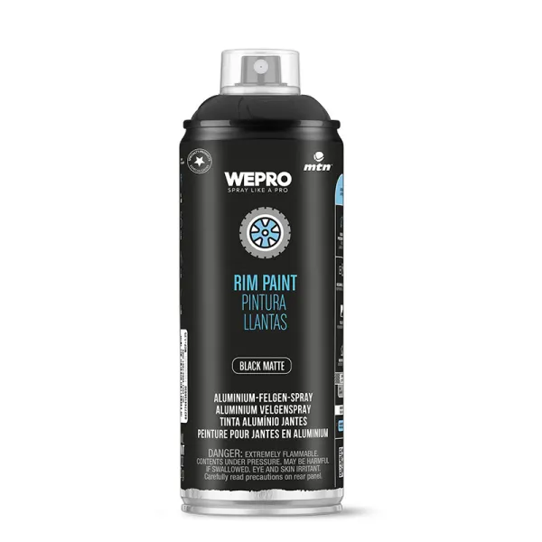 Producto Spray MTN PRO Llantas Negro Mate Imagen