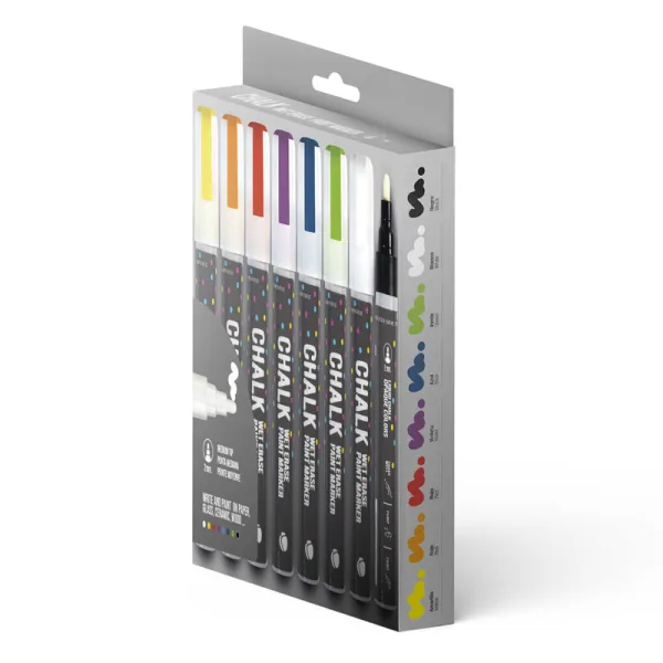 Producto Pack de 8 Marcadores de Tiza Borrable 2mm MTN Imagen