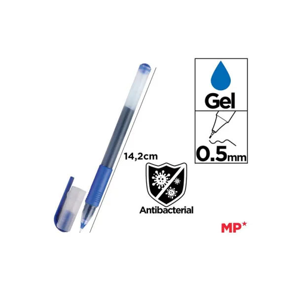 Producto Boligrafo de Tinta Gel de Punta 0,5 mm Azul Imagen